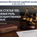 Роль эксперта по ФЗ-44: разбор статьи 105
