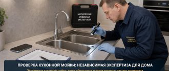 Проверка кухонной мойки