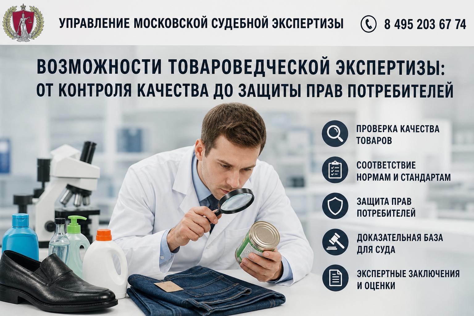 Возможности товароведческой экспертизы: от контроля качества до защиты прав потребителей Возможности товароведческой экспертизы: от контроля качества до защиты прав потребителей