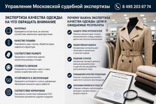 Экспертиза качества одежды