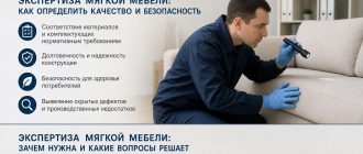 Экспертиза мягкой мебели