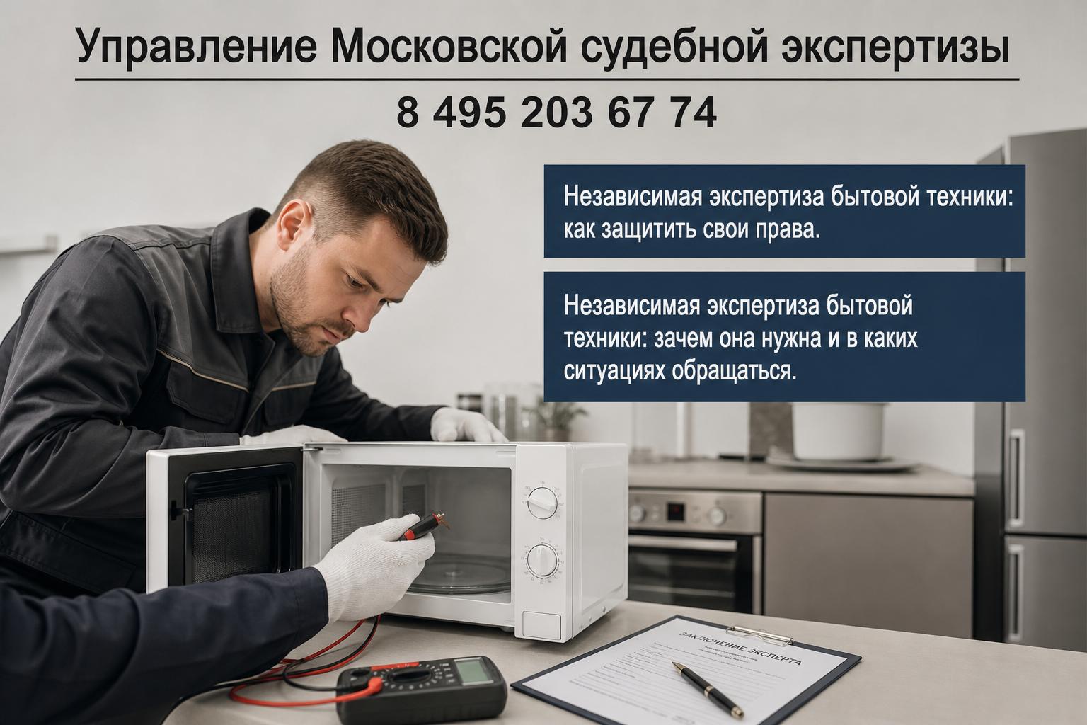 Независимая экспертиза бытовой техники: зачем она нужна и в каких ситуациях обращаться Независимая экспертиза бытовой техники: зачем она нужна и в каких ситуациях обращаться