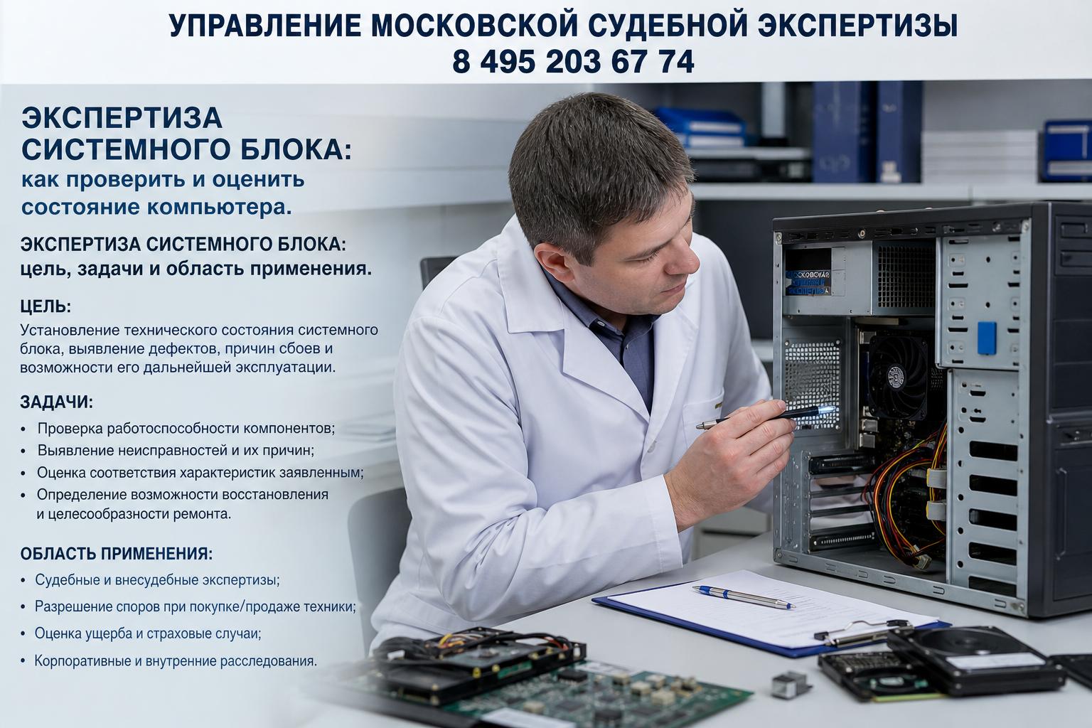 Экспертиза системного блока: цель, задачи и область применения Экспертиза системного блока: цель, задачи и область применения