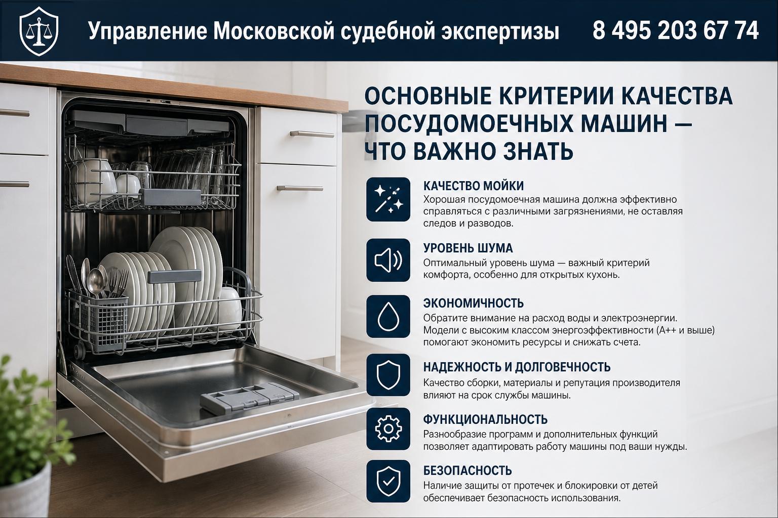 Ключевые критерии качества посудомоечных машин Ключевые критерии качества посудомоечных машин
