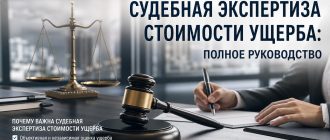 Судебная экспертиза стоимости ущерба