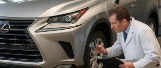 Судебная экспертиза автомобиля Lexus