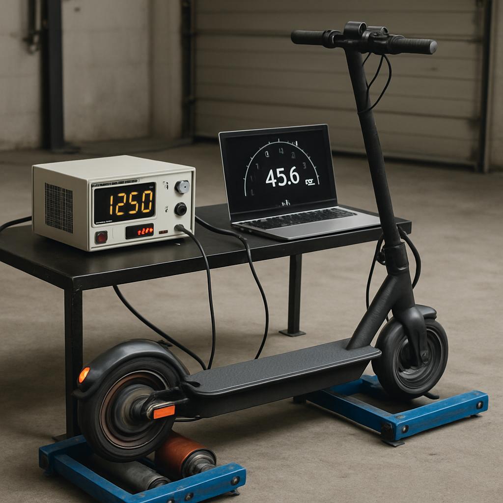 Проверка мощности двигателя и предельной скорости электросамоката