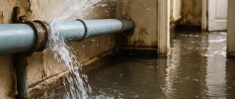 Экспертиза залива: причины и последствия прорыва трубы холодного водоснабжения