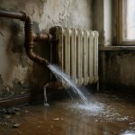 Экспертиза залива: прорыв трубы отопления