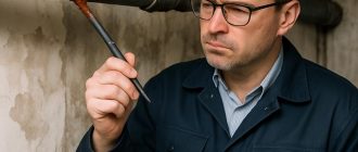 Экспертиза залива: оценка повреждений металлической трубы