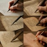 Объекты: рукописи, которые могут быть выполнены на обычном (бумага) и необычном (ткань, мездра, кожзаменитель, картон, стена, дерево, тело человека) материале, обычным (перьевая, шариковая ручка, карандаш) или необычным (кисть, гвоздь, заострённая палочка, спичка и т. д.) пишущим прибором.