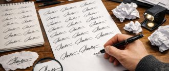 Подделка подписи: как злоумышленник многократно тренируется, повторяя чужую подпись до идеального сходства