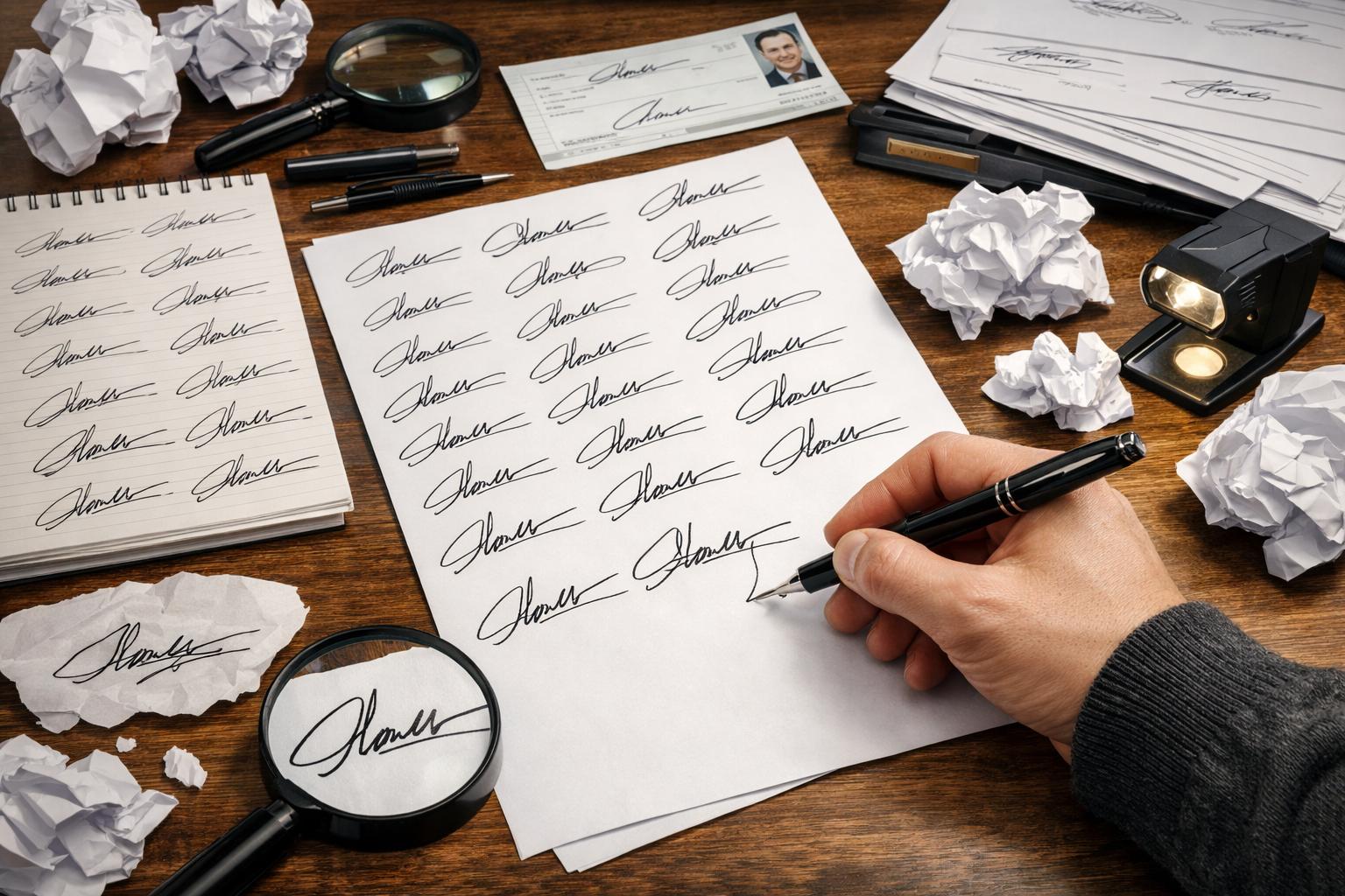 Характер и масштабы проблемы подделки подписи