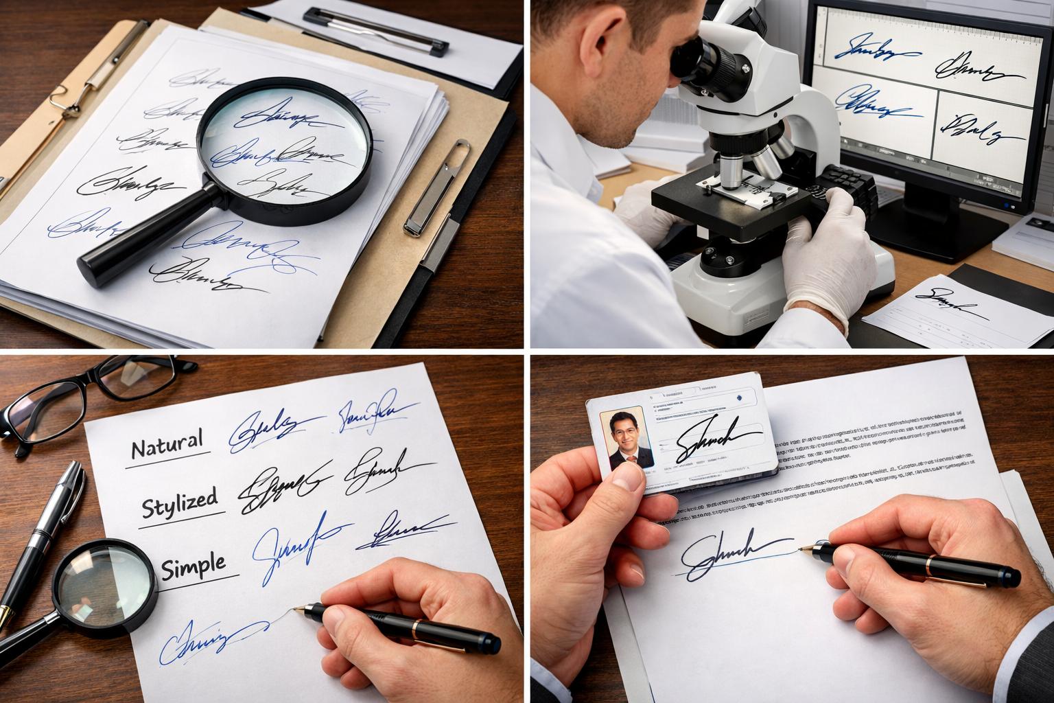 Что такое свободные образцы подписи: определение и классификация