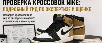 Проверка кроссовок Nike