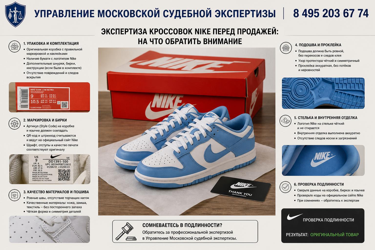 Экспертиза кроссовок Nike для продажи: на что обратить внимание Экспертиза кроссовок Nike для продажи: на что обратить внимание